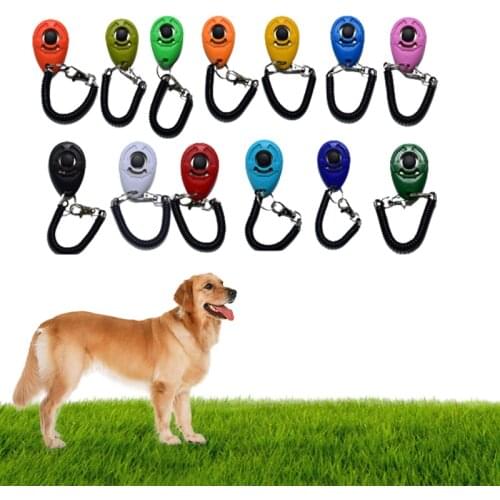 Pet Cat Dog Training Clicker Dog Clicker Toys Pet Tranining Clickers Obedience Dog Cat Training Trainer Dog Collar Accessories