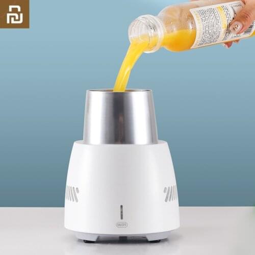 Youpin BOLING Smart Touch Control Fridge Drink Cooler Cup 350ml Quick Frozen Drink Cooler Portable Refrigerator Rapid Cooling