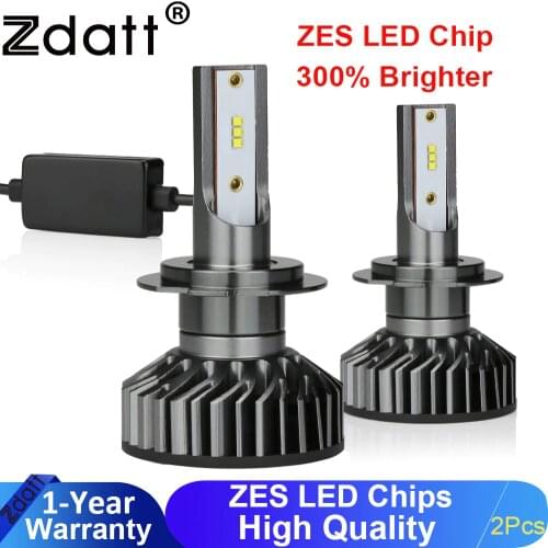 Zdatt H7 Led Car Light H4 H1 H11 HB3 HB4 H8 Headlight Auto Led Bulbs For Cars 6000K 12000Lm 12V Canbus Turbo Mini Lamp h7led Zes