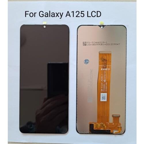 6.5'' Test Lcd For Samsung Galaxy A12 A125 lcd A125F SM-A125F/DS Display Touch Screen Digitizer Assembly Replacement with Frame