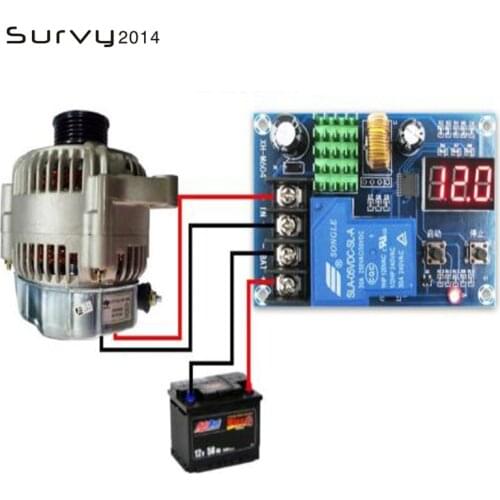 1PCS 3.7V-120V lead-acid Battery Charging Controller Protection Board switch 12v 24v diy electronic