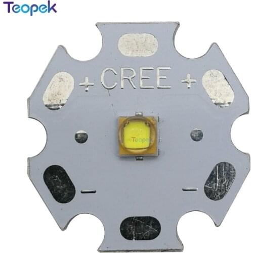 10PCS 3W 3030 Cool White 7500K High Power LUXEON Rebel Display LED Lighting Emitter Diode on 16mm or 20mm PCB