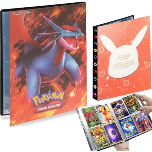 4 Pocket Binder Pokemon Album 240 Card Holder Playing Game Livre Pokémon Book Binder Folder Loaded List Collection Kids Toy Gift