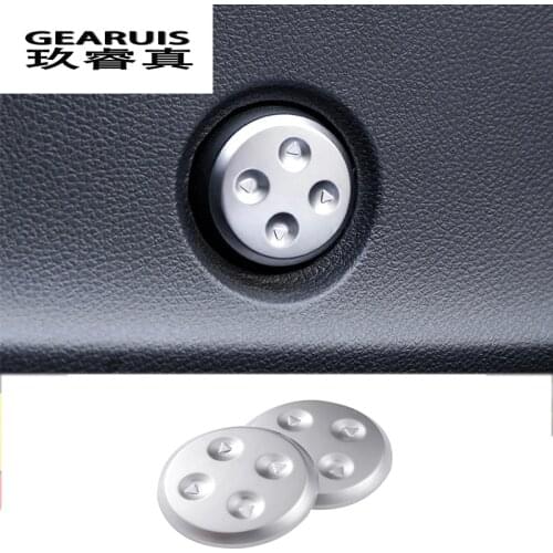 Car styling Chrome Seat Adjust Switch Button Stickers Cover Panel Trim For Mercedes Benz E Class Coupe W207 C207 Accessories
