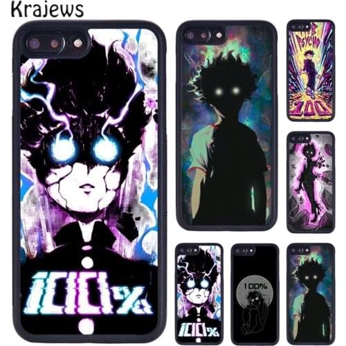 Krajews Mob Psycho 100 Shigeo Kageyama Phone Case For iPhone 5 6 7 8 plus 11 12 Pro X XR XS Max Samsung Galaxy S6 S7 S8 S9 S10