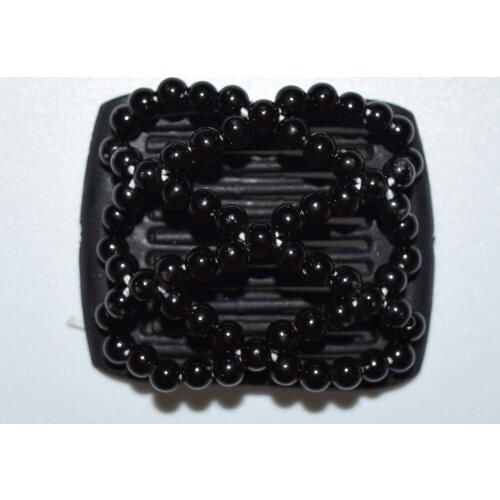 Black pearl beads small size magic comb 20 pcs/lot Easy to Use