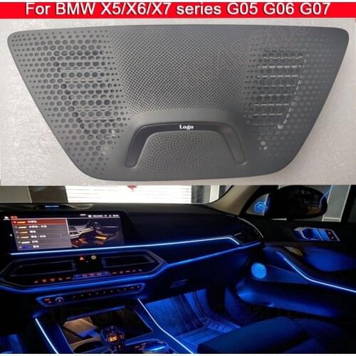 For BMW X5/X6/X7 series G05 G06 G07 LED Center Control Panel Lighting Audio Lossless Sound HiFi Music Stereo Speaker Cover