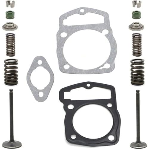 For Honda CRF230F CRF230L CRF230M 2003 - 2019 Cylinder Head Intake Exhaust Valve Gasket Springs Seals Valve Cotters Motorcycle