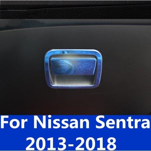 For Nissan Sentra 2013-2018 First officer storage box switch decoration Patch Dedicated interior patch strip car Accessories