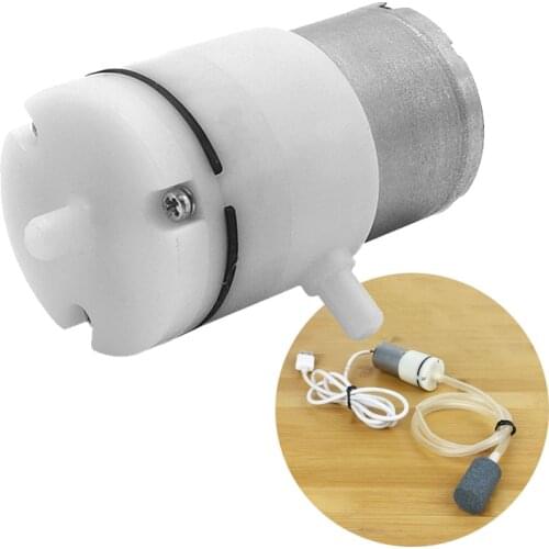 Electric Air Micro Pump 310 Motor For Aquarium DC 3.7V Mini Oxygen Pump Motor Fish Tank Vacuum Pump DIY Project Accessories