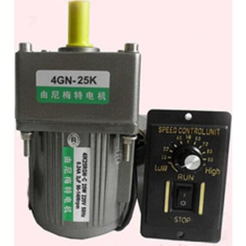 AC220V 25W 4IK25RGN-C AC geared motor, high torque, reversible, speed control motor + speed controller
