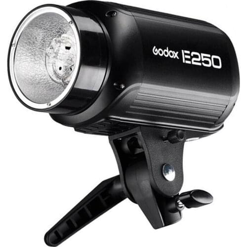 By DHL Godox E250 110V 220V 250W GN53 Photo Studio Flash Light Strobe Lighting 250WS Lamp Head Power & Brightness Adjustable