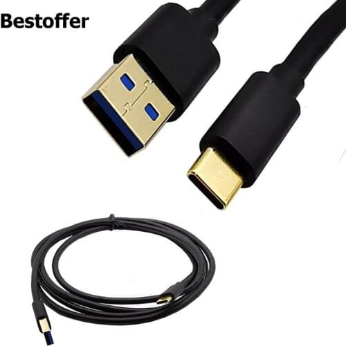 Super Speed Gold Plated USB 3.0 5Gbps Type A Male to USB 3.1 Type C Male Cable Cord 1 meter