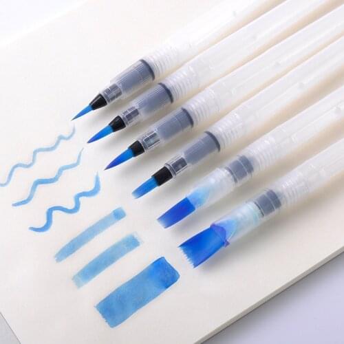 Nylon wool drawing brushes stationery art supplies brush pen watercolor painting water-filling pen can be reused high capacity