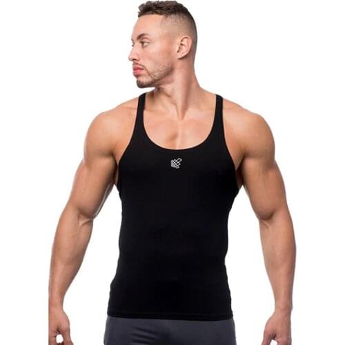 New Bodybuilding Tank top Mens Gyms Workout Fitness sleeveless Shirt Muscle Male Clothing Casual Tights Quick dry Brand vest