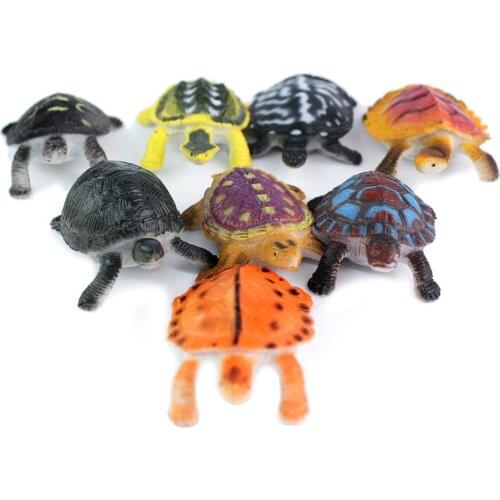 Mini Colorful Simulation Frog Goldfish Figures Animal Bath Educational Kids Toy New