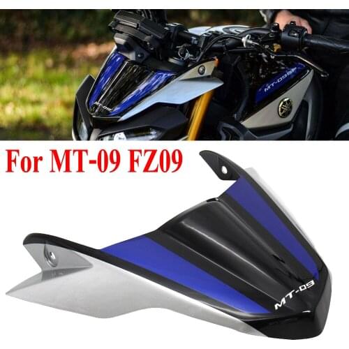 Motorcycle Accessories FOR YAMAHA MT-09 MT09 FZ09 FZ-09 2017 2018 2019 2020 Front Windshield Windscreen Airflow Wind Deflector