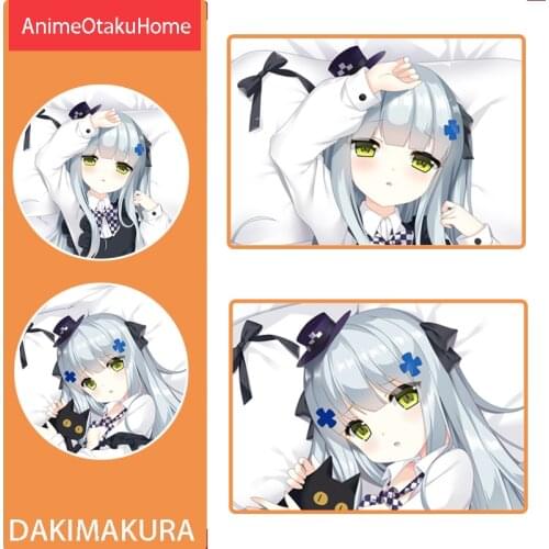 Anime Game Girls Frontline HK416 Throw Pillow Cover Hugging Body Pillowcase Otaku Bedding Decoration Dakimakura Pillow Case Gift