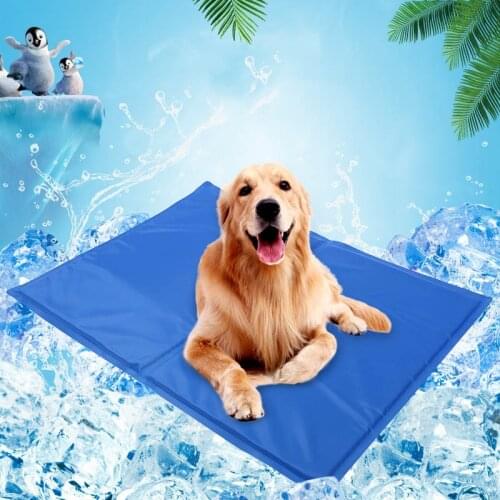 Dog Cooling Mat Pet Ice Pad Teddy Puppy Mattress Mat Small Large Cat Cushion Summer Keep Cool Pet Gel Cooling Dog Mat For Dogs