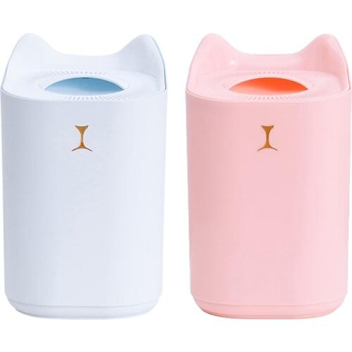 Portable Mini Humidifier 330ml Small Cool Mist Humidifier with Colorful Night Light Birthday Gifts