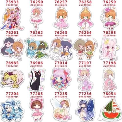 DIY Craft Supplies Sewing Accessories Cartoon Fairy Printed Planar Resins Mold 10 Pieces. PR-75933