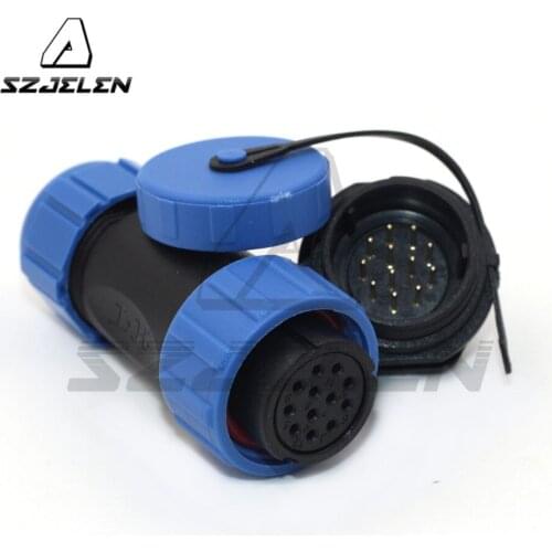 SP21 Type Waterproof 12pin connector,Waterproof connector,Aviation connector,aviation plug,cable gland,circular connector,ip68