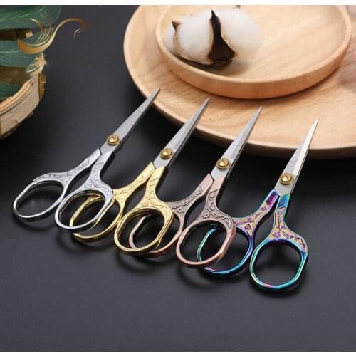 Retro Scissors Antique Vintage Scissors Thread Embroidery Scissors Sewing Supplies Stainless Steel Scissors Tailor Scissors Tool