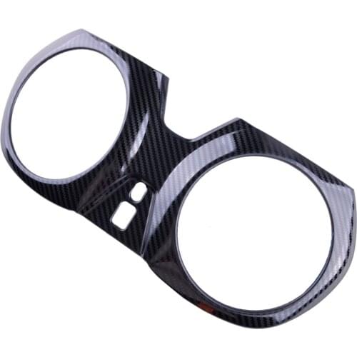 Car Inner Carbon Fiber Texture Black Center Air Vent Outlet Cover Stainless Steel fit for Chevrolet Blazer 2019 2020