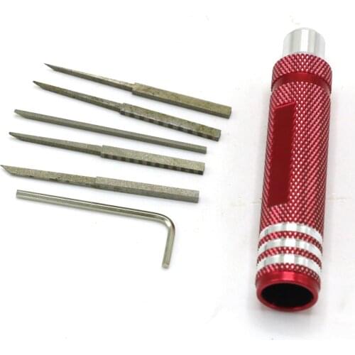 Prime Model Scriber w/ Blade Gundam Resin Carved Scribe line Hobby Cutting Tool Chisel + 5 Blade Tools for RC Car / Drone Repair