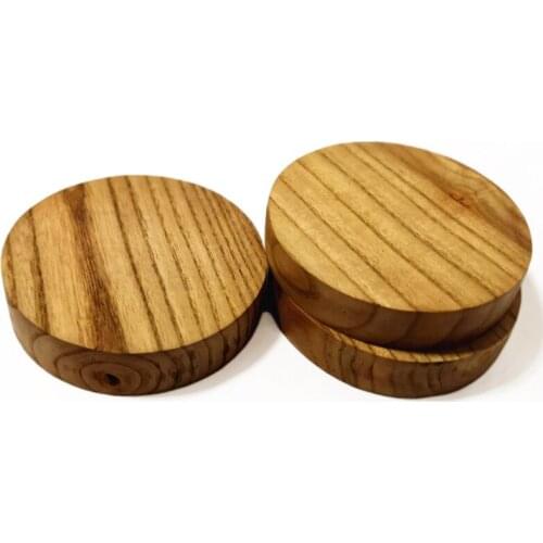 5pcs Diameter: 100mm Thickness:15mm Elm Round Wood Piece Classical Solid Wood Round Board Solid Wood Diy Round Block Shaped Wood
