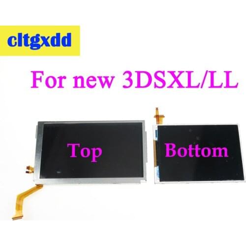 Cltgxdd Replacement Upper Top Bottom Lower LCD Display Screen for NEW 3DS XL LL Repair Parts Display Panel