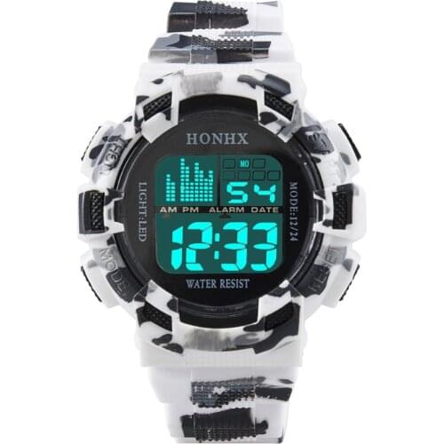Kid Digital Watch For Boys Waterproof Sports Multi-function Led Display Camo Wrist Watches Clocks Hours Dropshipping