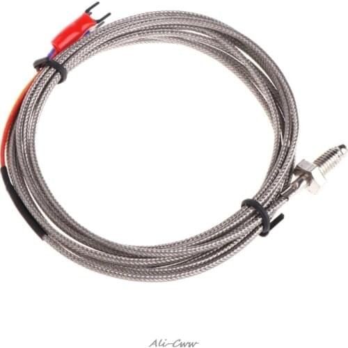 J Type M6 Screw Probe Thermocouple Temperature Sensor with 2M Cable for Industry