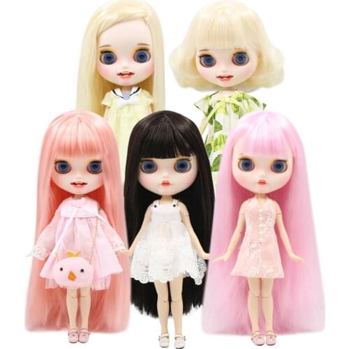 ICY DBS blyth doll 1/6 BJD joint body matte face smiling face anime girls toy gift special price