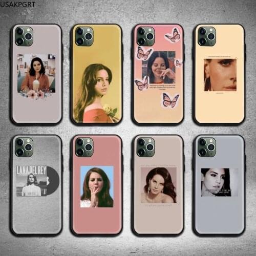 Cute Lana Del Rey Phone Case for iphone 12 pro max 11 pro XS MAX 8 7 6 6S Plus X 5S SE 2020 XR case