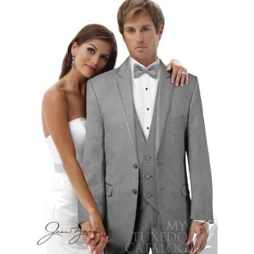 Best Selling Custom Made High Quality Light Gray Men Suit, Tailor Made Coat, Bespoke Men Wedding Suit, Slim Fit Groom Tuxedos