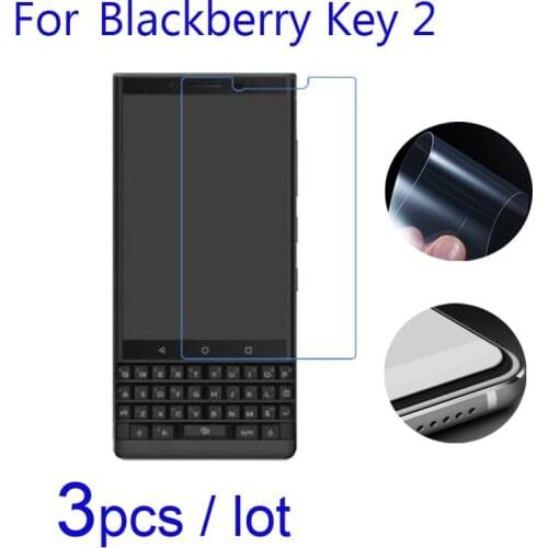3pcs Soft Screen Protectors for Blackberry Key2 LE Clear/Matte/Nano Explosion-Proof Guard Films for Blackberry Key 2 Athena/LE