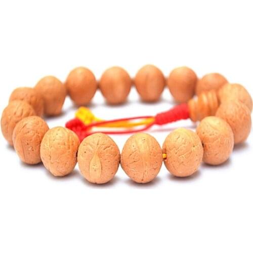 Nepal Phoenix Eye Bodhi Natural Bodhi Bracelets Buddha Beads Hand String Men Women Prayer Japa mala high density Wood Jewelry