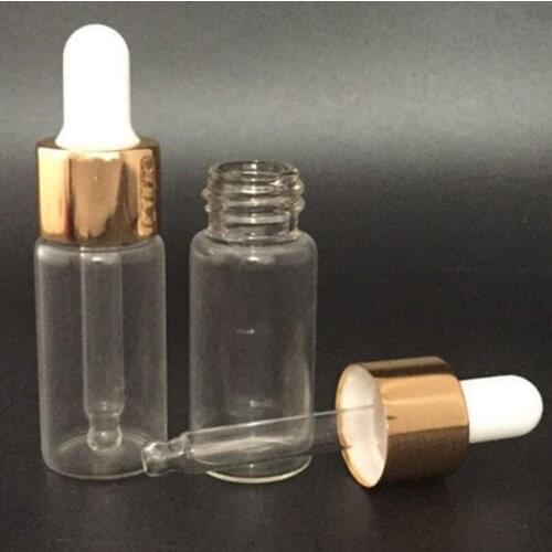 Wholesale 10ml Clear Glass E-Juice Bottles with Dropper, Transparent Glass Dropper Vials Containers LX1038
