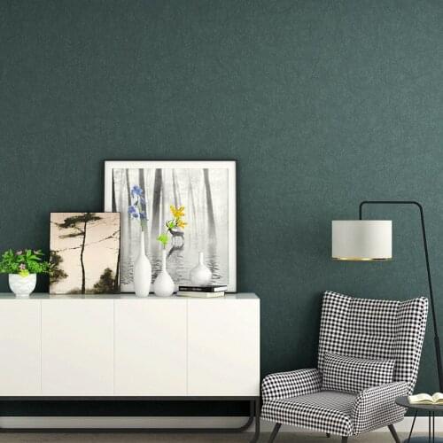 Beibehang Plain wallpaper modern minimalist 3D solid color silk nonwoven wallpaper Living room bedroom TV backdrop wall