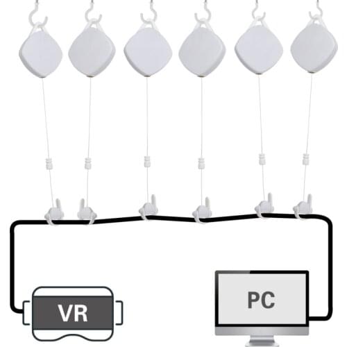 Cable Pulley System VR Cable Management System For Oculus Quest2/ HTC Vive/ Rift S/ PS VR Virtual Glasses VR Cable Hook