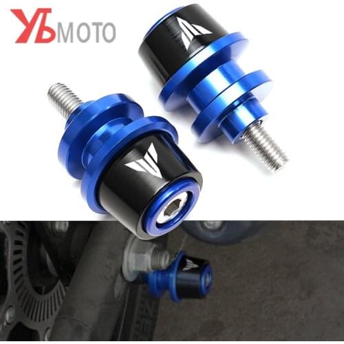 Stand Screws For Yamaha FZ09 FJ09 MT09 MT-09 TRACER 900 900gt MT03 6mm Motorcycle Alumnium Swingarm Spools Slider