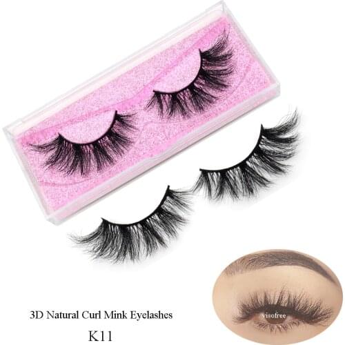 Visofree Beauty High Quality eyelashes 3D MINK Natural False Eyelashes Tenuous Handmade Eye Lashes Professional Makeup cilios