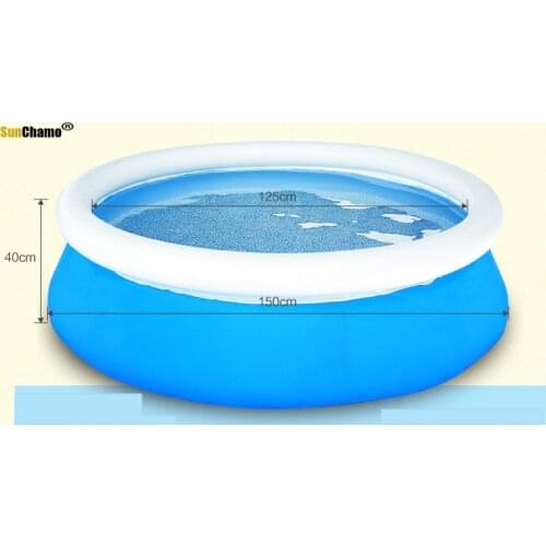 High Quality Family Pool Infant For Child Inflatable Pool Ocean Thickening Ball Pool Round Foldable Plunge Pool