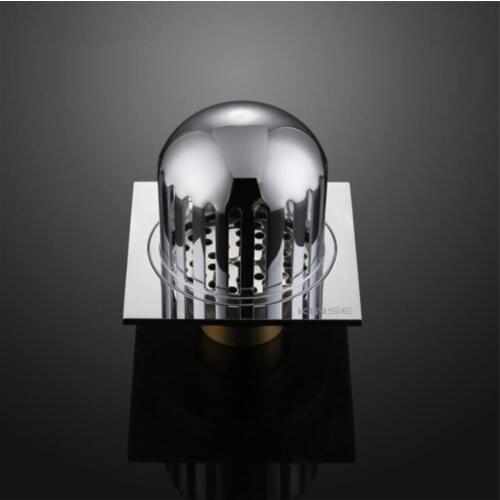 1pc High Quality Brass Floor Drain Shower Room Drainage And Odor-resistant Floor Drain