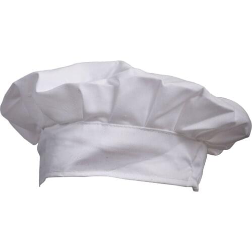 5 pack Fancy Dress Party Baker Cook BBQ Kitchen White Chef Hat