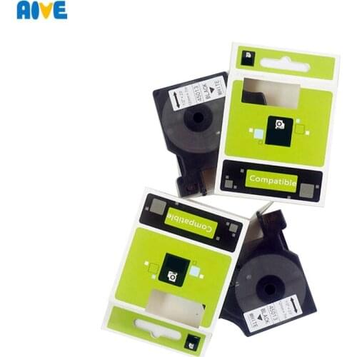 5pcs 6MM Multicolor 43610 43622 43613 43620 black on white Compatible Dymo D1 Label Tapes for Dymo label manager LM220 LM360 PNP