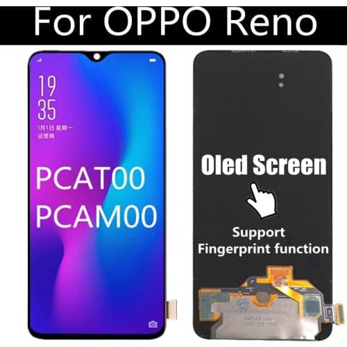 6.4" OLED screen For OPPO Reno PCAT00, PCAM00 LCD Display Touch Screen Digitizer Assembly Replacement