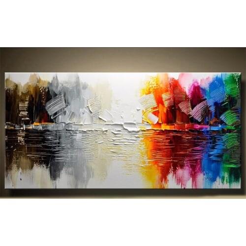Abstract Modern Canvas Painting Contemporary Wall Art Acrylic Textured Painting
