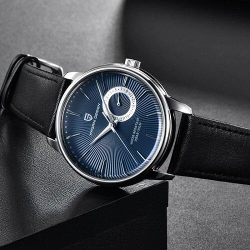 PAGANI DESIGN Watch Mens Top Luxury Brand Waterproof Fashion Business Quartz Men Watches Steel Silver Black Relogio Masculino